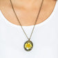 Prairie Passion Yellow Necklace