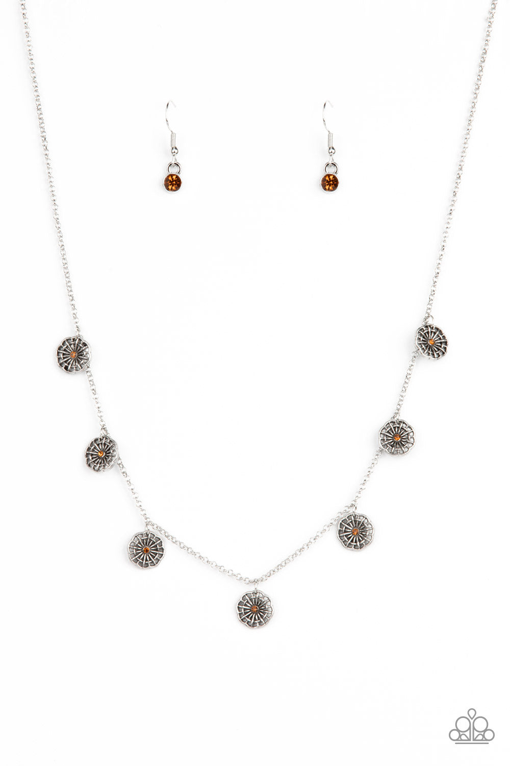 Prairie Perennial Brown Necklace