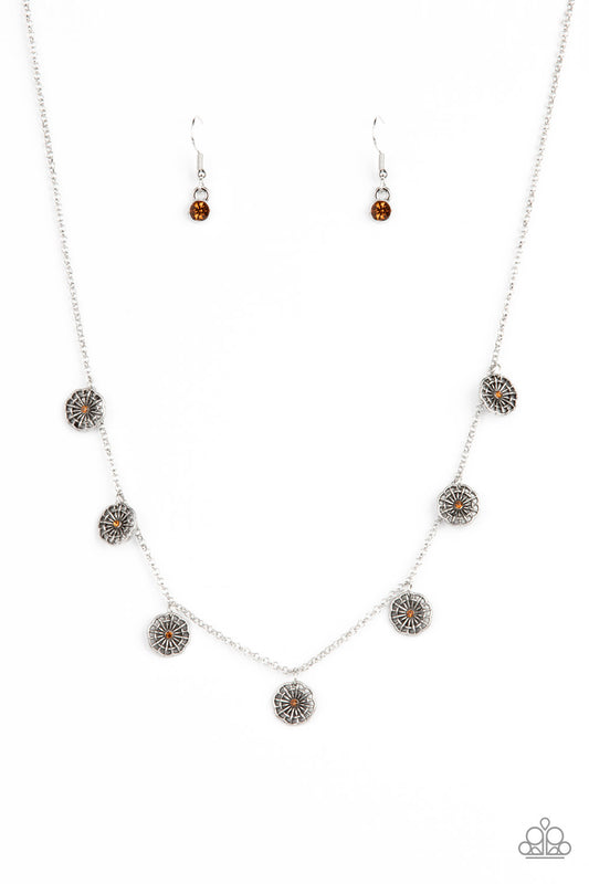 Prairie Perennial Brown Necklace