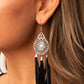 Pretty in PLUMES - Black Earring