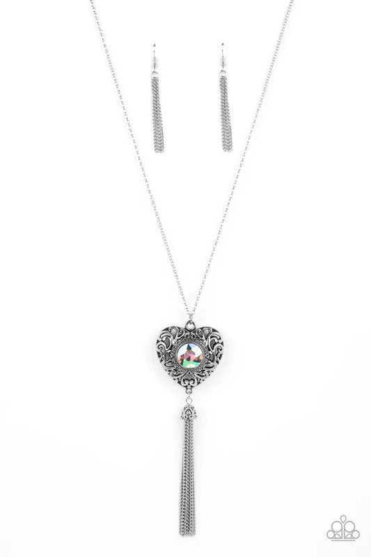 Prismatic Passion - Green Necklace