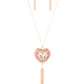 Prismatic Passion - Rose Gold Necklace