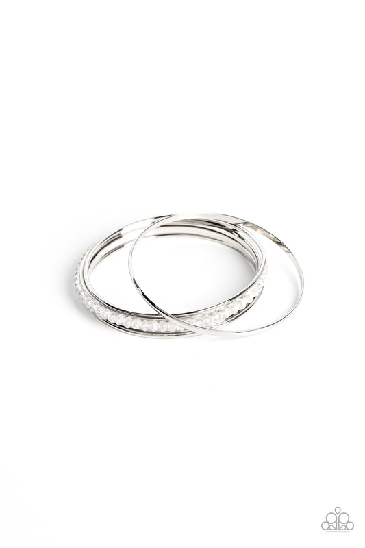 Prismatic Pizazz - White Bracelet