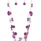 Prismatic Pose - Purple Necklace