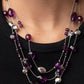 Prismatic Pose - Purple Necklace