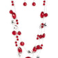 Prismatic Pose - Red Necklace