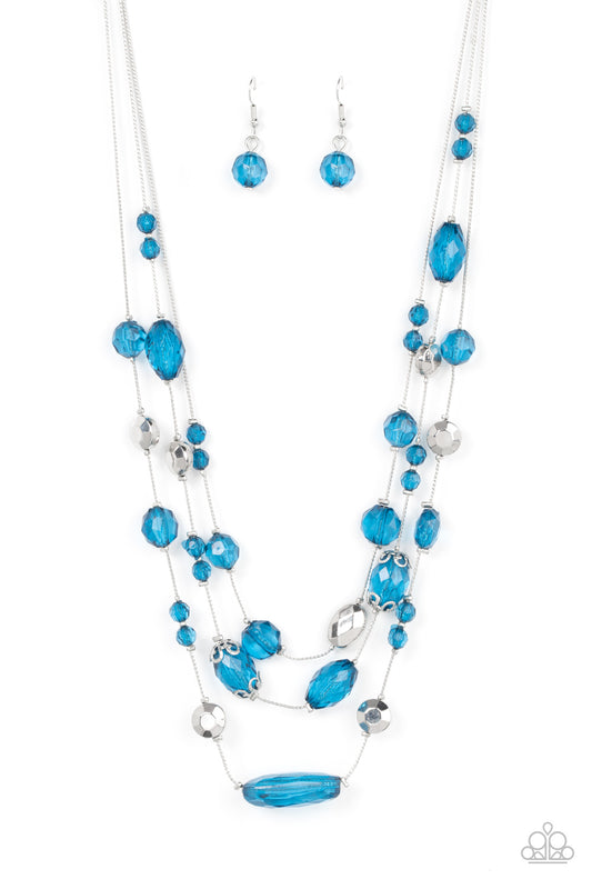 Prismatic Pose Blue Necklace