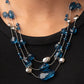 Prismatic Pose Blue Necklace