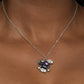 Prismatic Projection Purple Necklace