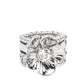 Prismatically Petunia - White Ring