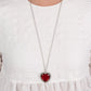 Prismatically Twitterpated - Red Necklace
