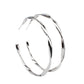 Radiantly Warped - Black Earring