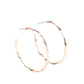 Radiantly Warped - Rose Gold Earring