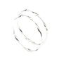 Radiantly Warped - Silver Earring