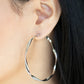 Radiantly Warped - Silver Earring