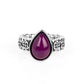 Rainbow Raindrops - Purple Ring