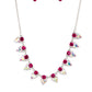 Razor-Sharp Refinement - Pink Necklace