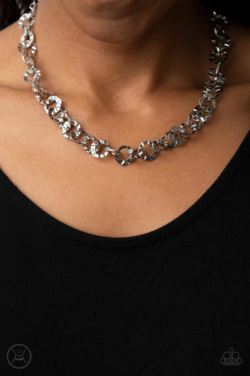 Rebel Grit - Silver Necklace