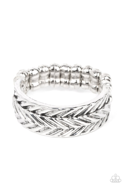 Rebellious Ridges - Silver Ring