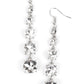 Red Carpet Charmer - White Earring