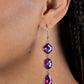 Reflective Rhinestones Pink Earring