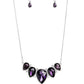 Regally Refined - Purple Necklace