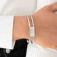 Remarkably Cute and Resolute - White Bracelet