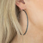 Resist The Twist Black Gun Metal Earring