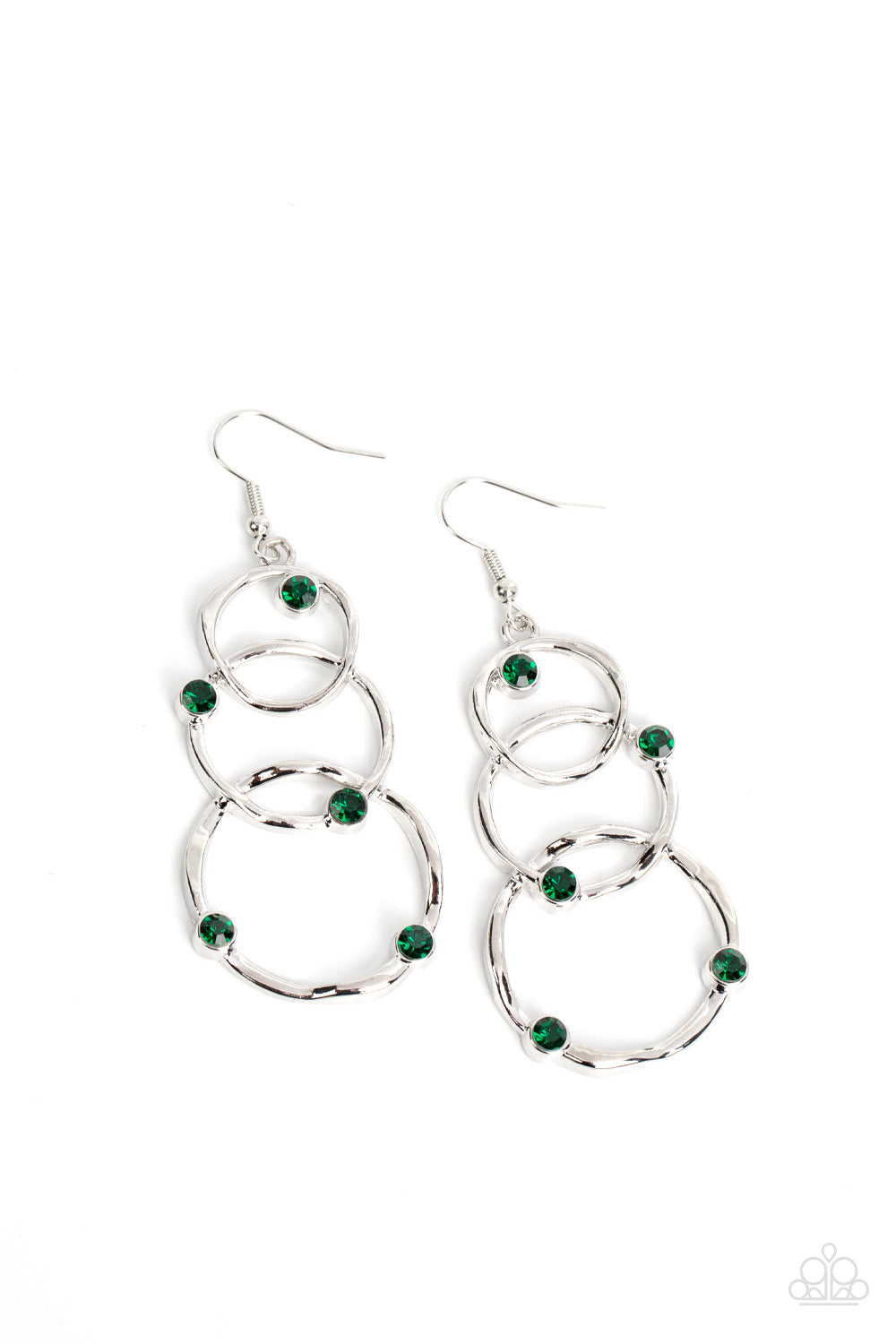 Revolving Radiance - Green Earring