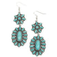 Richly Rustler - Blue Earring