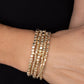 Right on CUBE - Gold Bracelet