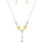 Ritzy Refinement Yellow Necklace