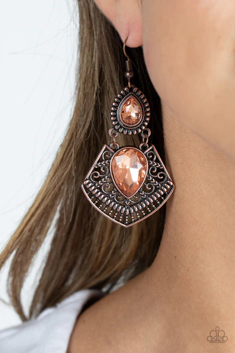 Royal Remix - Copper Earring