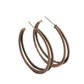 Rustic Curves - Copper Earring