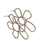 Rustic Rarity - Brass Earring
