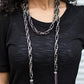SCARFed for Attention - Gunmetal Necklace