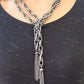 SCARFed for Attention - Gunmetal Necklace