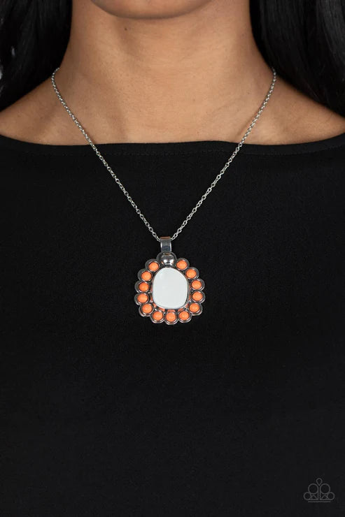 Sahara Sea Orange Necklace