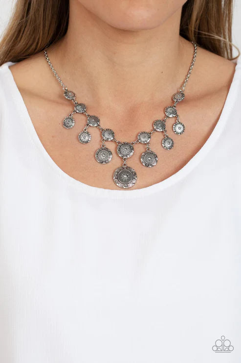 Sahara Stars Silver Necklace