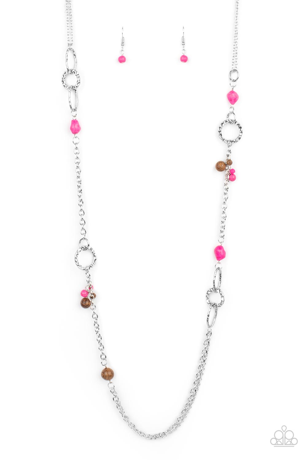 Sandstone Safari - Pink Necklace