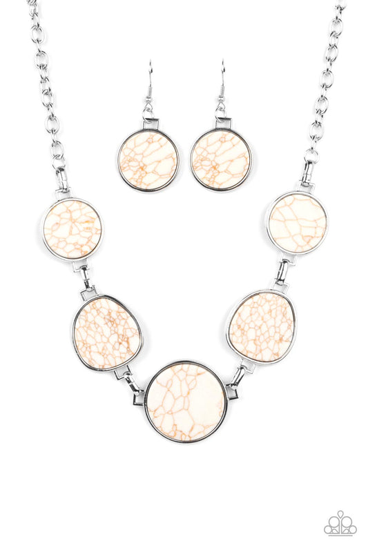 Santa Fe Flats White Necklace