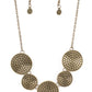 Self DISC-overy - Brass Necklace