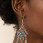 Sentimental Shimmer - Blue Earring