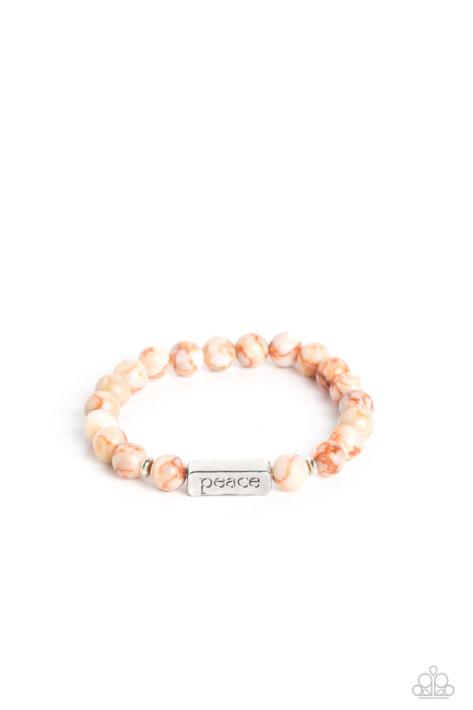 Serene Season - Orange Bracelet