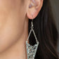 Sharp-Dressed Drama - Silver Earring