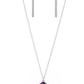 Shimmering Seafloors Purple Necklace