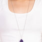 Shimmering Seafloors Purple Necklace