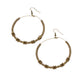Simple Synchrony - Brass Earring