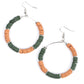 Skillfully Stacked - Green Earring