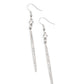 Skyscraping Shimmer - White Earring